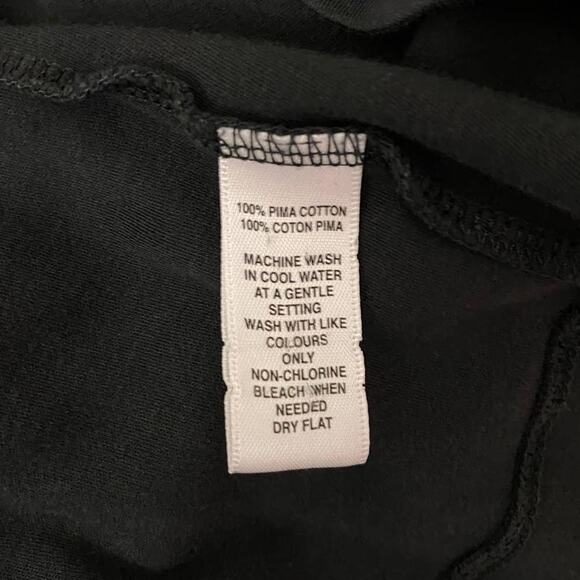 Saks Fifth Avenue Polo Short Sleeve Collared Shirt Black Men's Size XXL Slim Fit - Picture 5 of 6